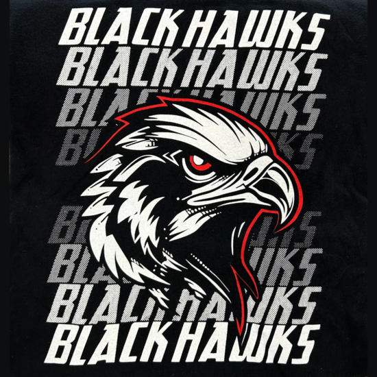 Repeating Blackhawks T-Shirt